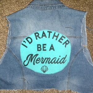 Mermaid Denim Vest
